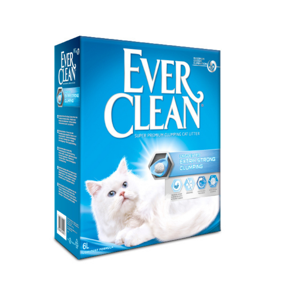 Ever Clean Extra Strong Clumping Unscented Ekstra Güçlü Topaklanan Kokusuz Kedi Kumu 6Lt
