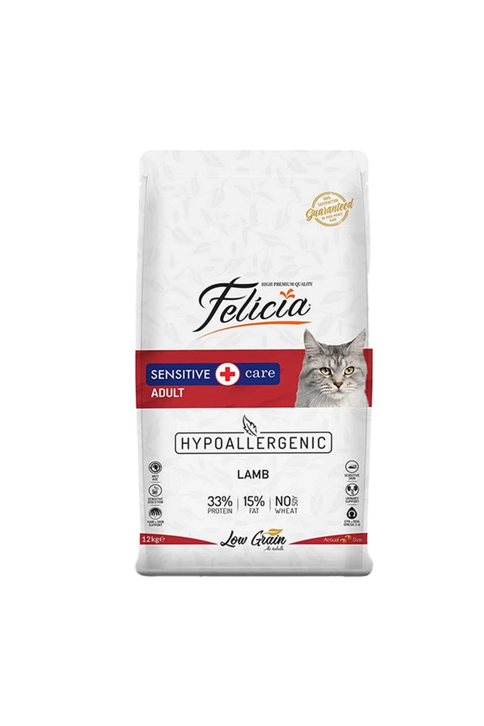 Felicia® Sensitive Care Kuzu Etli Yetişkin Kedi Maması 12 Kg