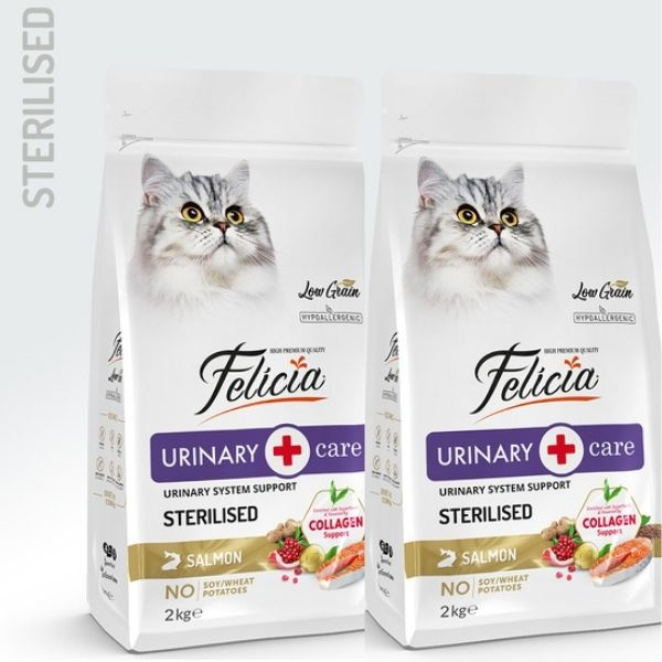 Felicia Urinary Care Sterilised Somonlu Kısırlaştırılmış Kedi Maması 2Kg X 2 Adet
