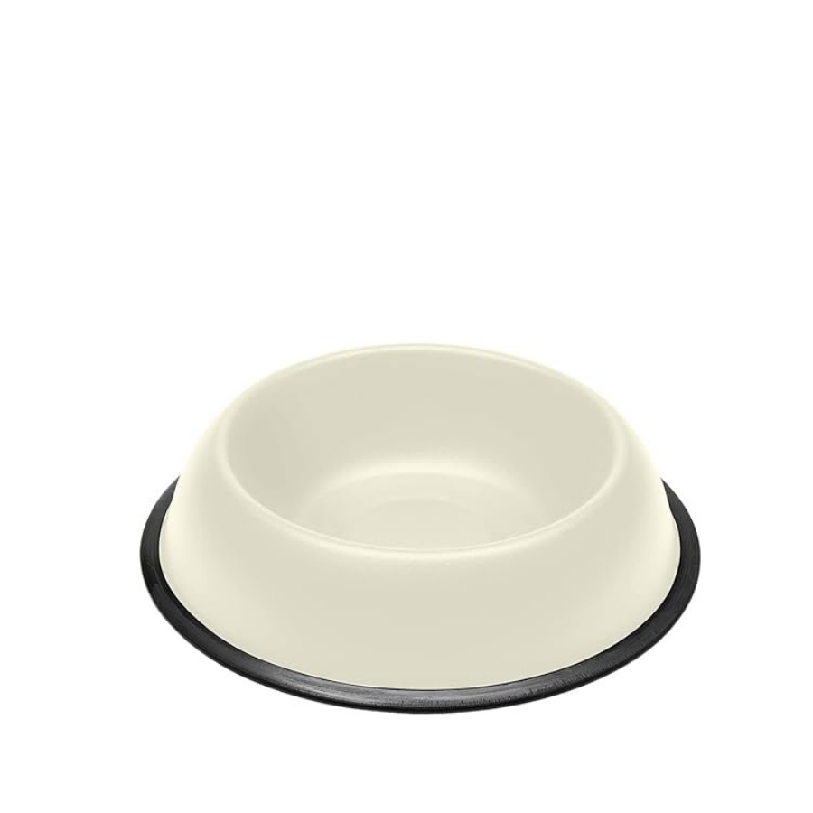 Ferplast Mira KC 70 Bowl Çelik Mama Kabı - Beyaz (250 Ml)
