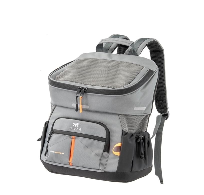 Ferplast VOYAGER 400 Sırt Taşıma Çantası - Gri (Max.10Kg) 33cm