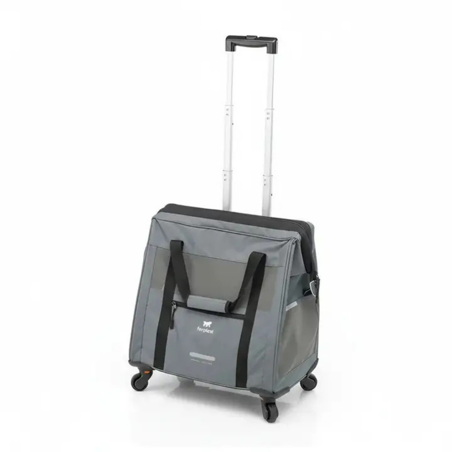 Ferplast VOYAGER 450 Tekerlekli Taşıma Çantası - Gri (Max.15Kg) 46cm