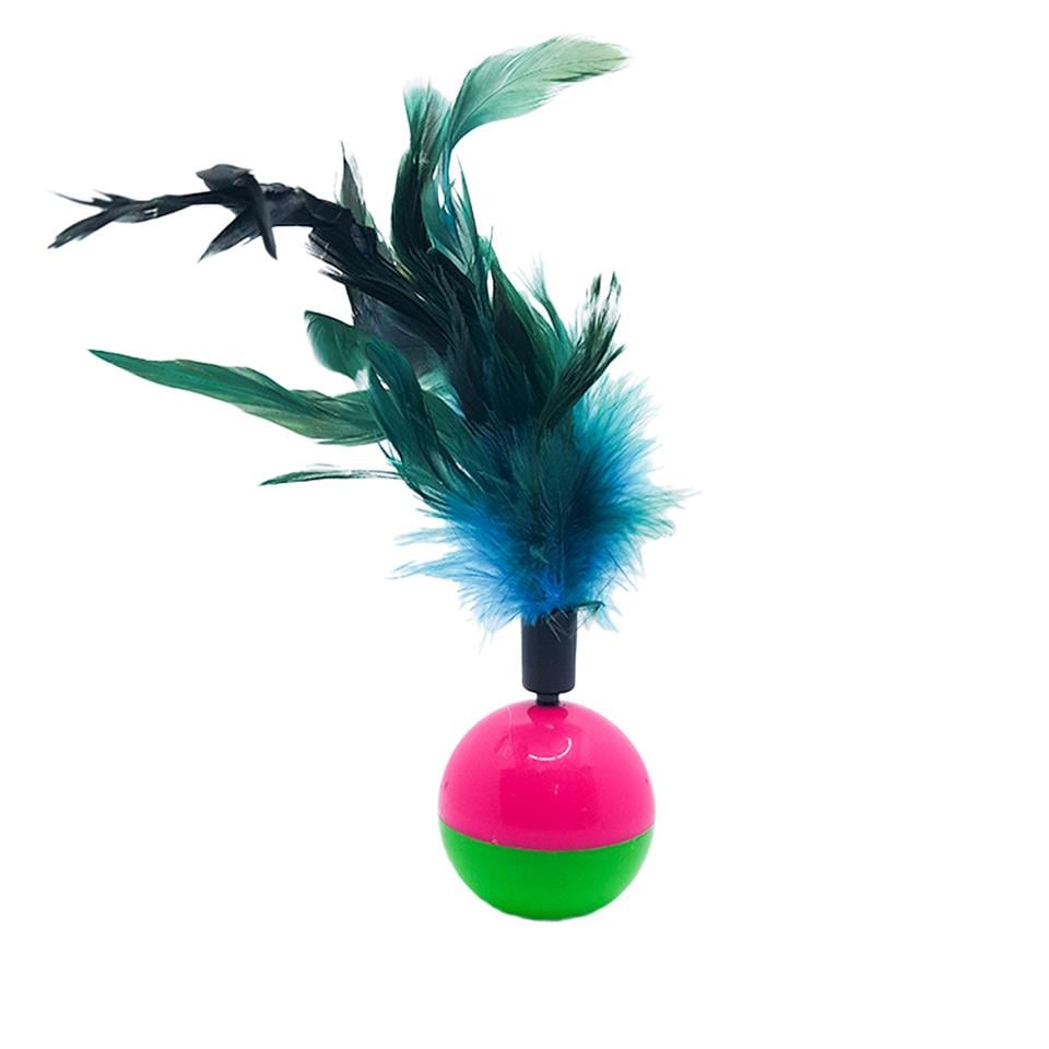 Hacıyatmaz Tüylü Kedi Oyuncağı 