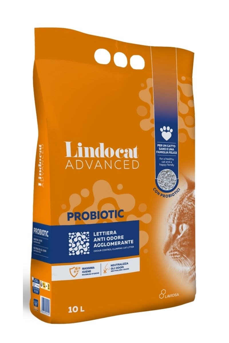 Lindocat Advanced Probiotic Bakteri ve Koku Önleyici Kedi Kumu 10L