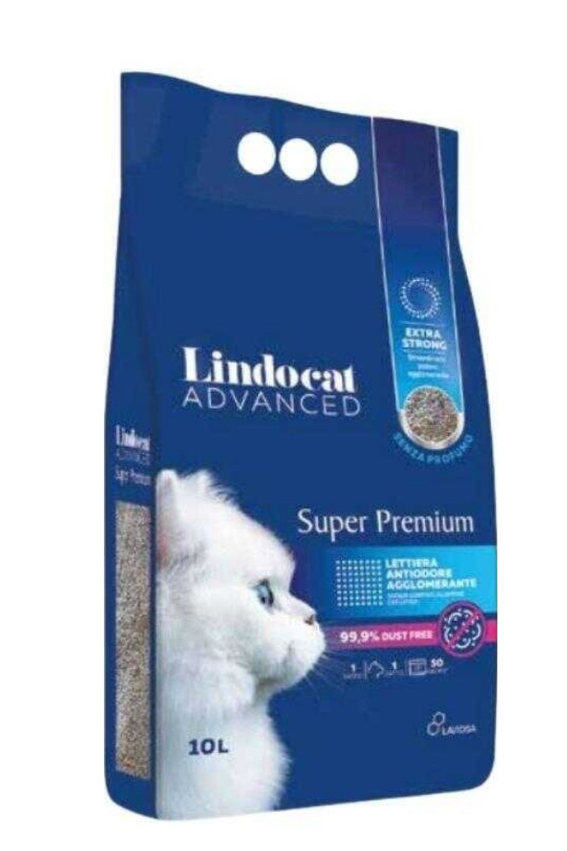 Lindocat Super Premium Extra Güçlü Topaklanan Kokusuz Kedi Kumu 10L