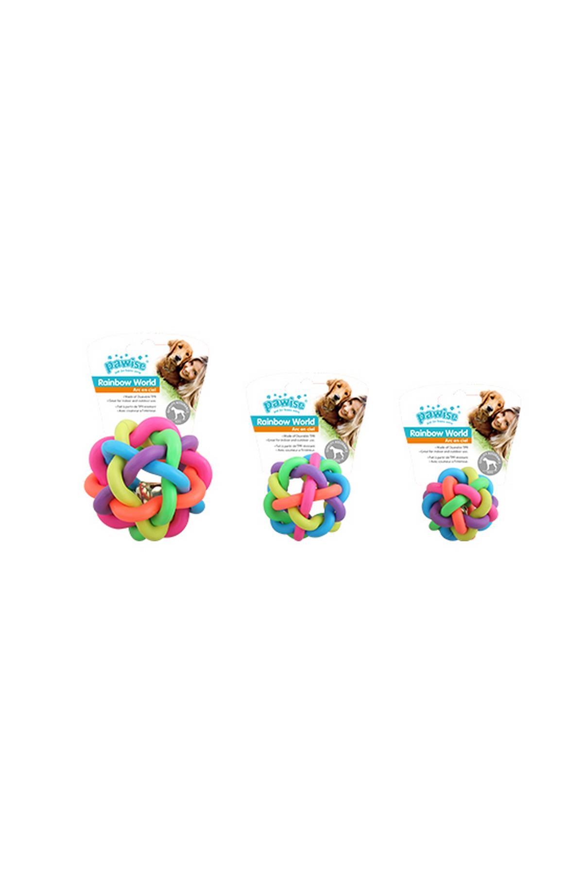 Pawise Rainbow World Örgü Top Ø 6,5 cm