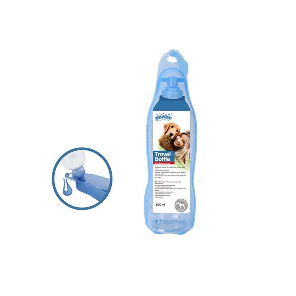 Pawise Travel Water Köpekler için Portatif Seyahat Su Kabı 500 Ml