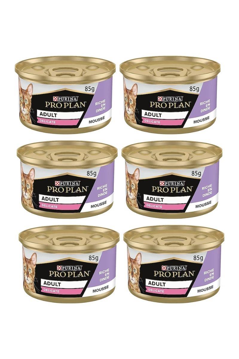 Pro Plan Delicate Hindili Yetişkin Kedi Konservesi 85 Gr x 6 Adet
