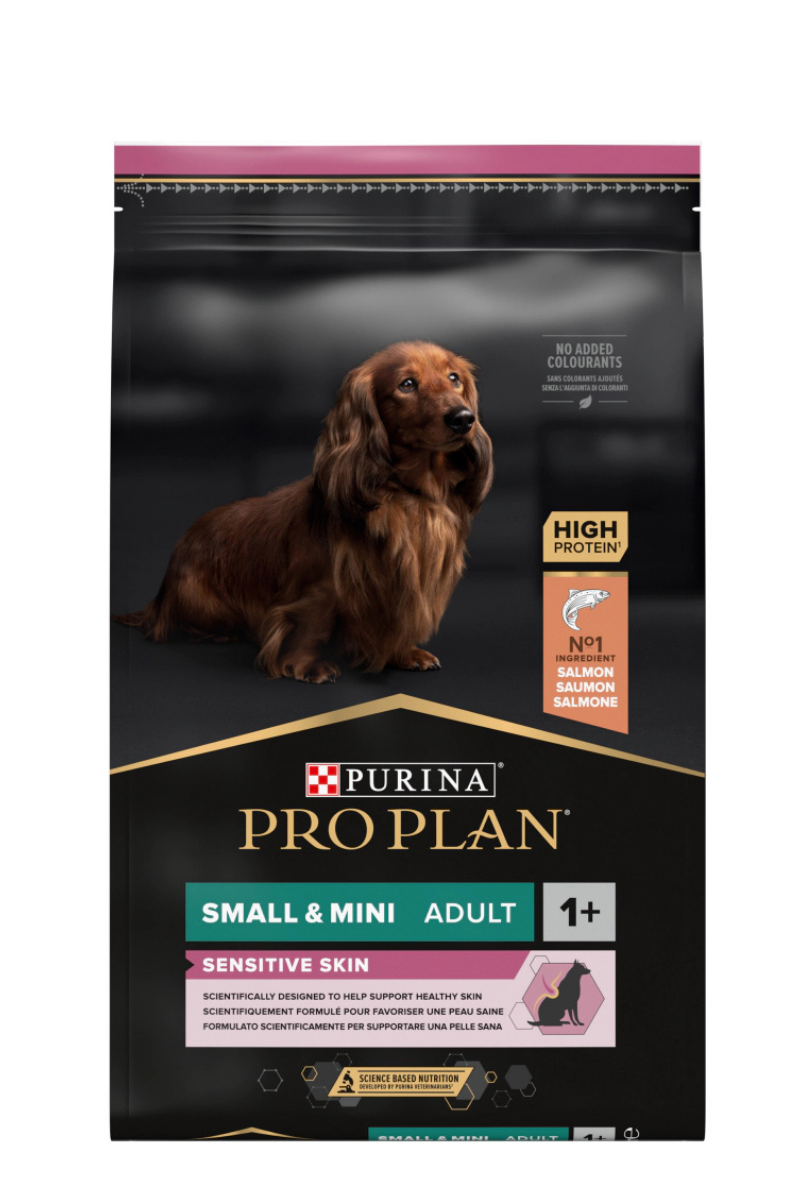 Pro Plan Sensitive Skin Small & Mini Somonlu Küçük Irk Yetişkin Köpek Maması 7Kg
