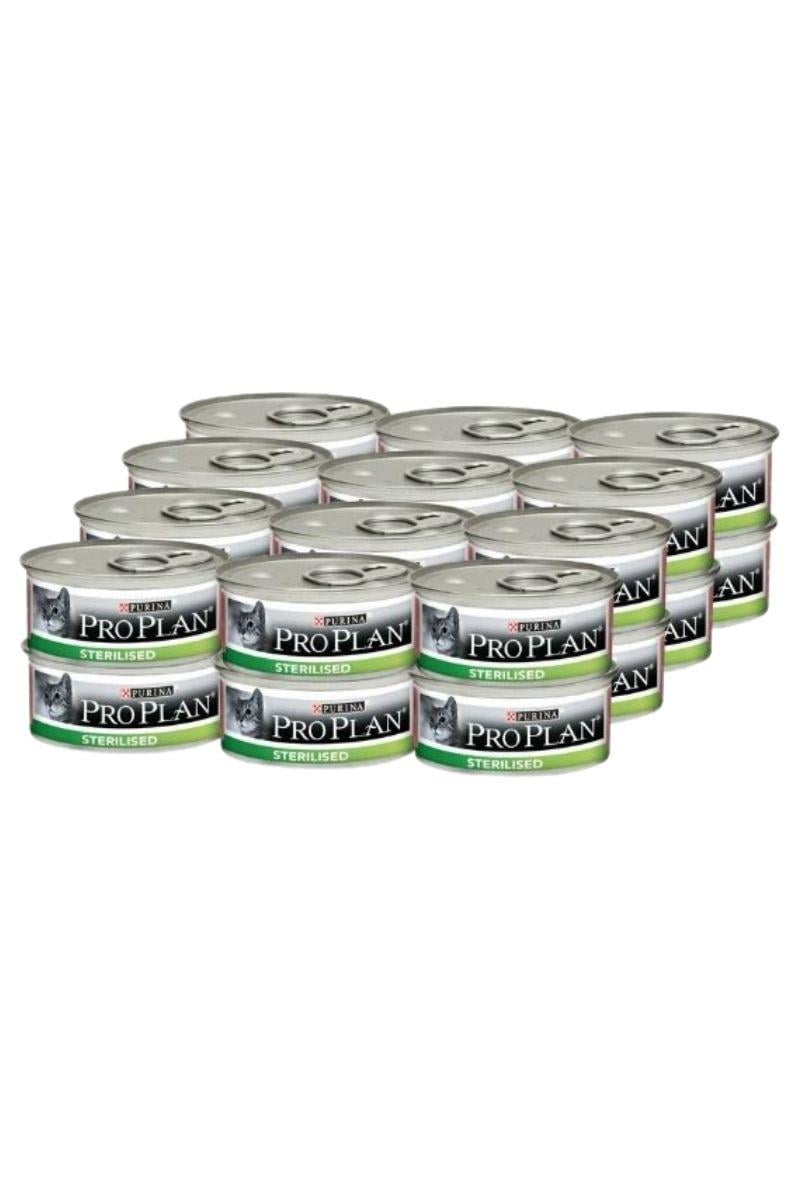 Pro Plan Somonlu ve Ton Balıklı Kısırlaştırılmış Kedi Konservesi 85gr x 24 Adet