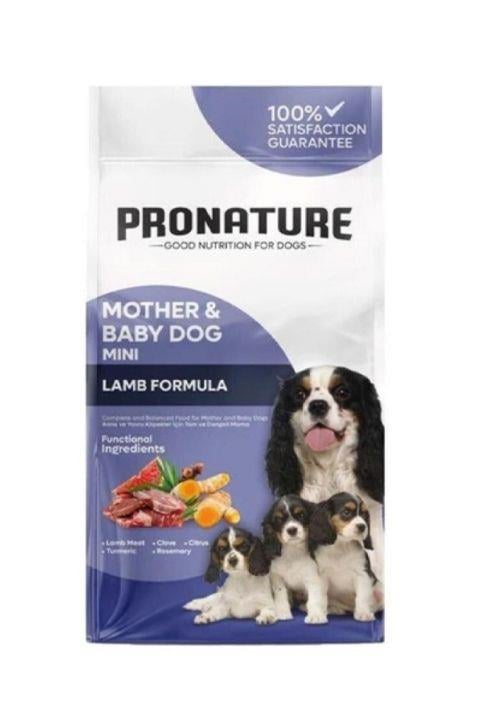 Pronature Mother & Baby Kuzu Etli Yavru Köpek Maması 12Kg