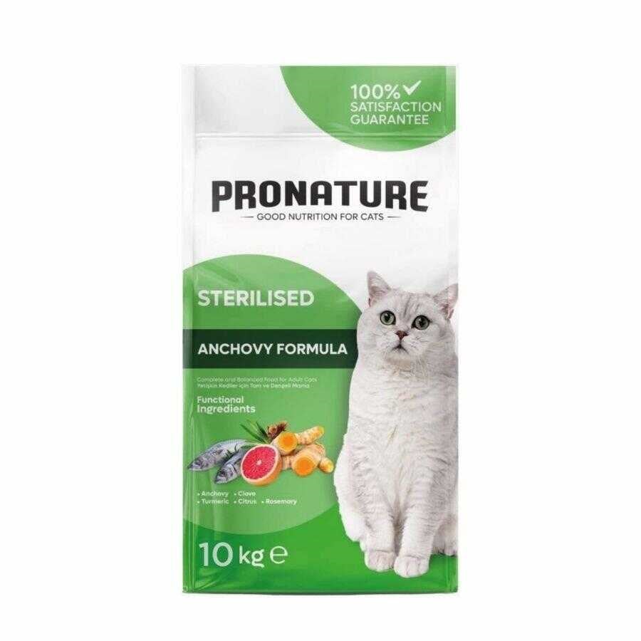 Pronature Weight Protect Hamsili Kısırlaştırılmış Yetişkin Kedi Maması 10Kg