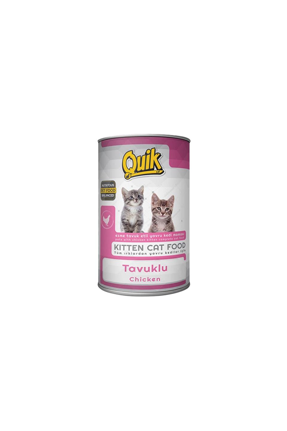 Quik Tavuklu Yavru Kedi Yaş Maması 400 Gr 