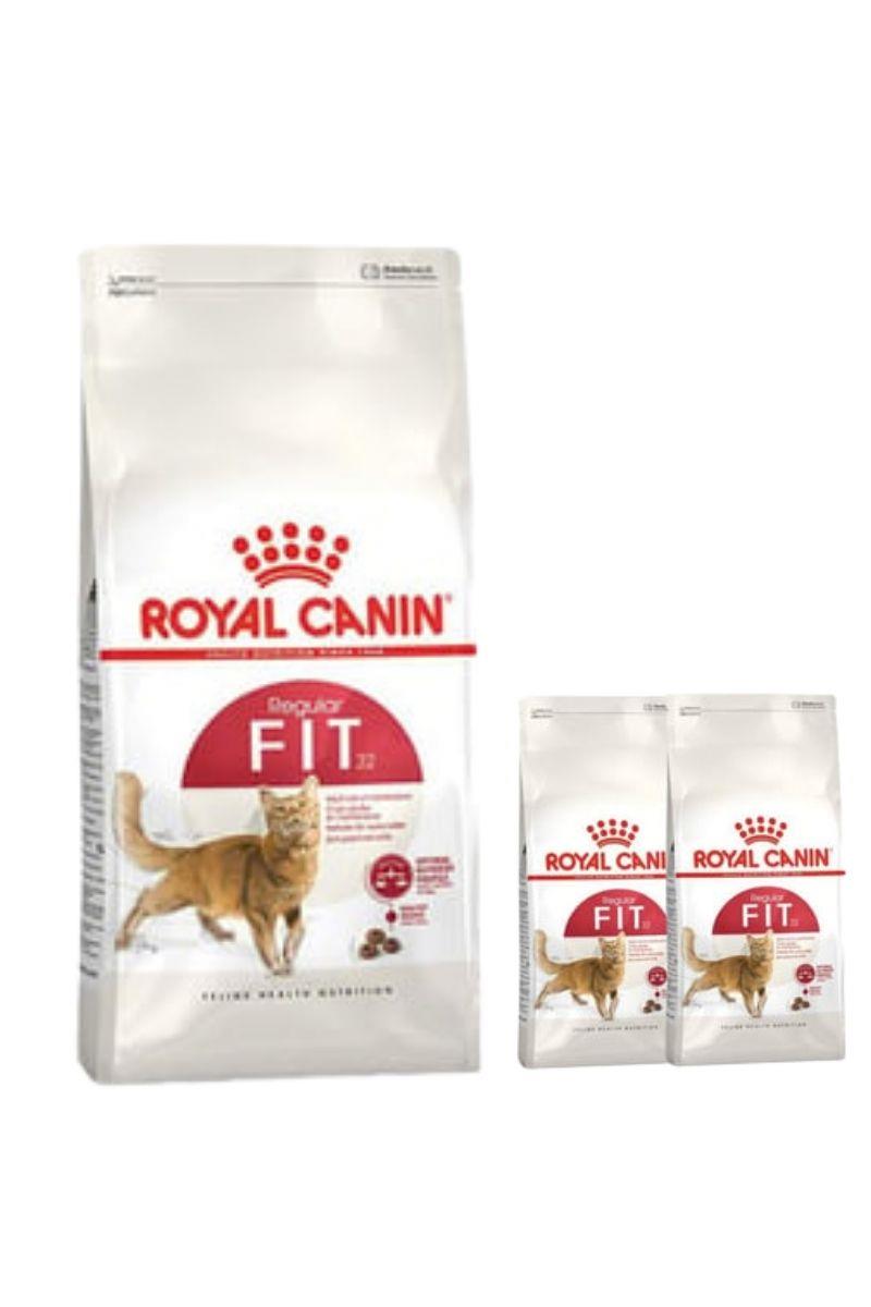 Royal Canin Fit Yetişkin Kedi Maması 15 Kg, Royal Canin Fit 400 Gr x 2 Adet