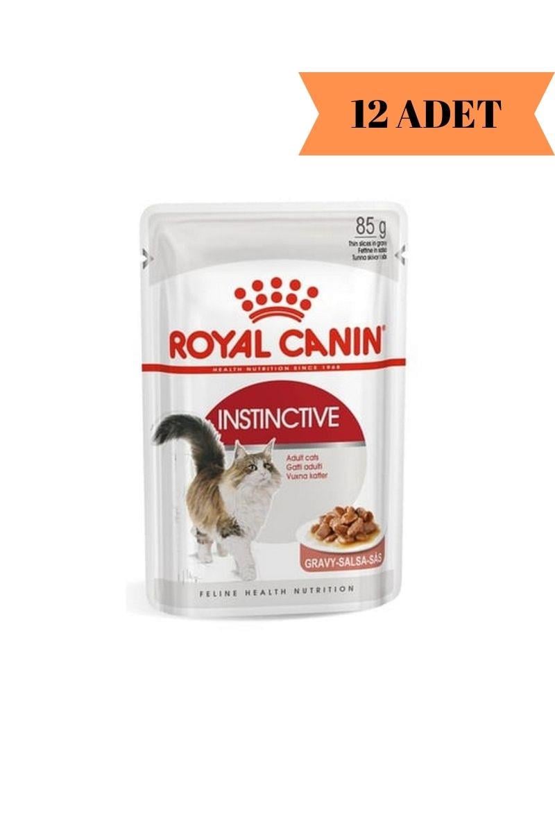Royal Canin®  Instinctive Gravy Yetişkin Kedi Yaş Maması 85 Gr*12