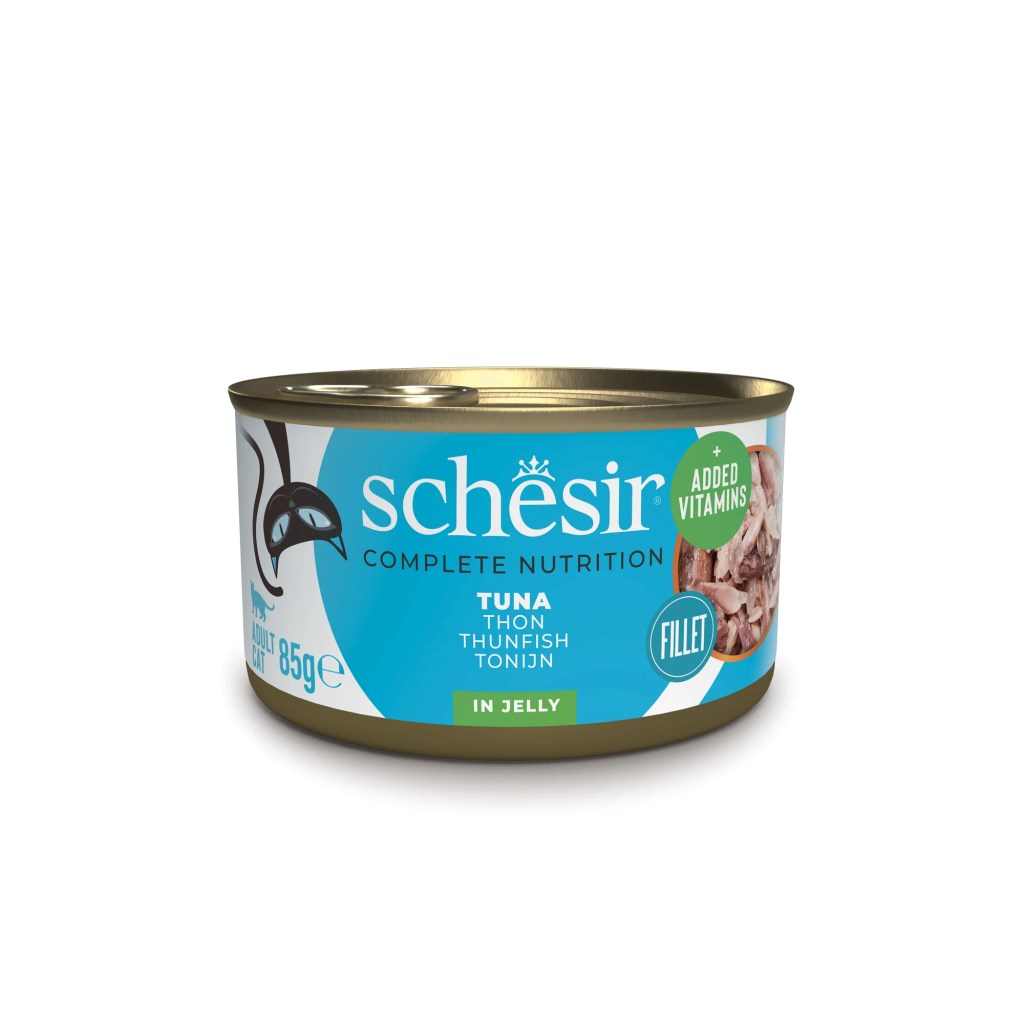 Schesir Jelly Ton Balığı Jöle İçinde Yetişkin Kedi Konservesi 85Gr