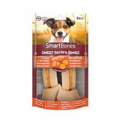 Smart Bones Tatlı Patatesli Orta Irklar İçin Düğümlü Köpek Ödül Kemiği (2li) 158Gr