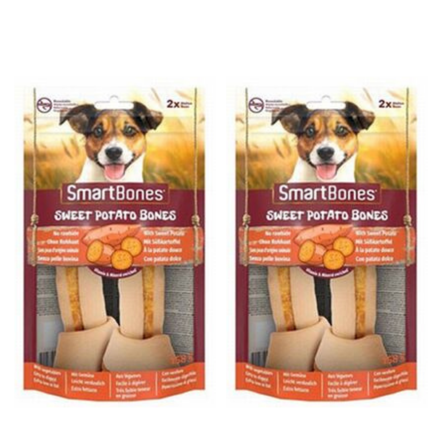 Smart Bones Tatlı Patatesli Orta Irklar İçin Düğümlü Köpek Ödül Kemiği (2li) 158Gr X 2 Adet