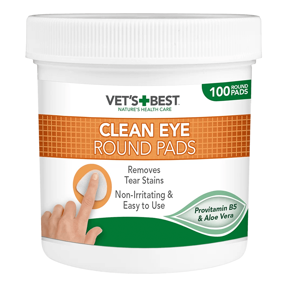 Vet's Best Clean Eye Kedi ve Köpek Göz Temizleme Parmak Pedi (100 Adet)