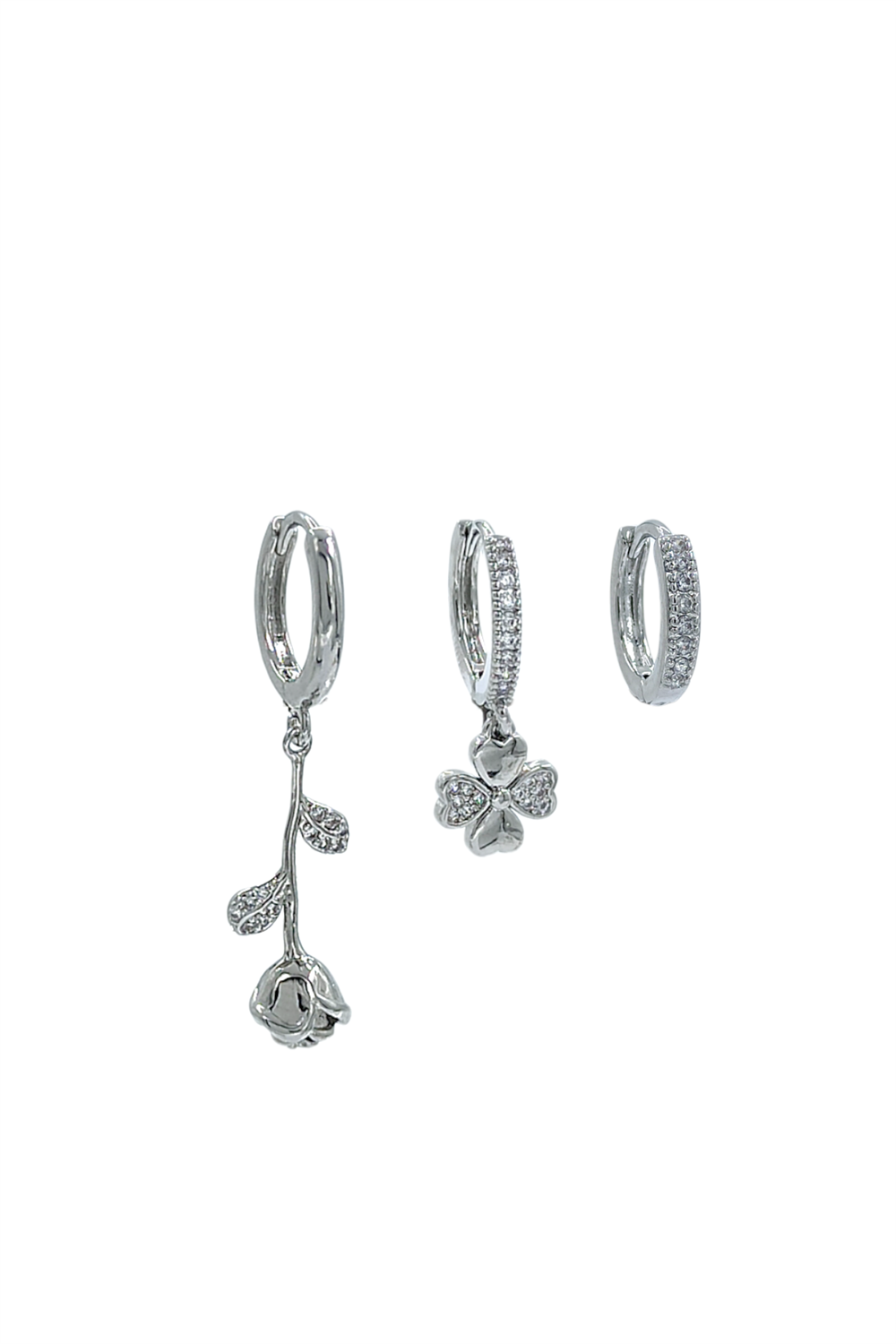 3lü Gül Küpe Kombin TrKüpe35228