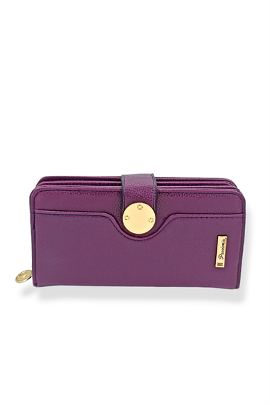 20+2 Kredi Kart Bölmeli Fermuarlı Bayan Cüzdan Kırmızı TRCÜZDAN1997