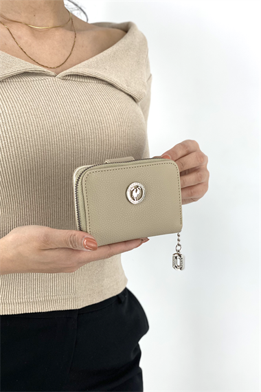 2+2 Gofraj Baskılı Çıtçıtlı Küçük Bayan Cüzdan TrCüzdan13970