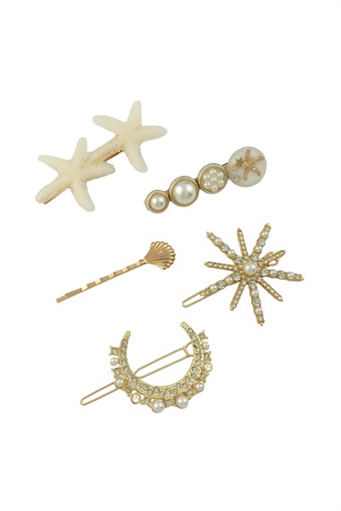 5Lİ Deniz Yıldız Mandal Toka9926