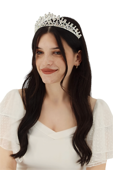 Abiye Gelin Taç Kalp Model TrTaç2208