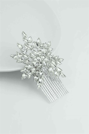 Abiye Tarak Toka Damla Taş Çiçek Model TrToka9792