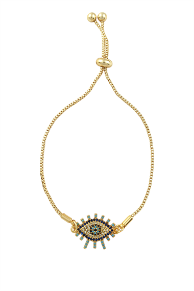 Asansörlü Taşlı Göz Bileklik TrBilek70334