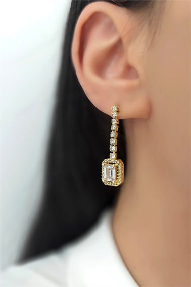 Baget Taş Su Yolu Küpe TrKüpe34579