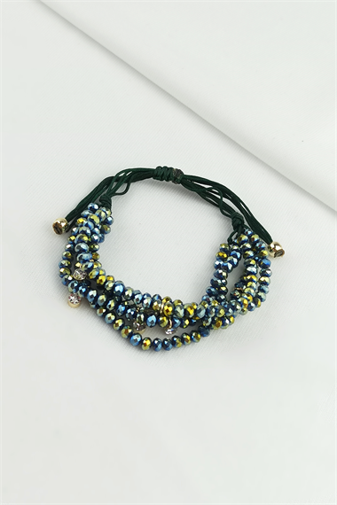 Beş Sıra Kristal Taş Bileklik TrBilek7931