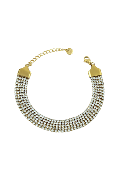 Çelik 5 Sıra Su Yolu Bileklik TrBileklik70373