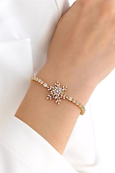 Çelik Asansörlü Kar Tanesi Su Yolu Bileklik