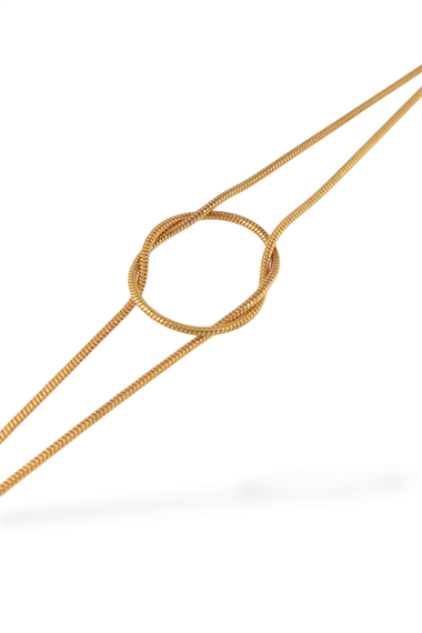 Çelik Çelik İnce Düğüm Yılan Zincir