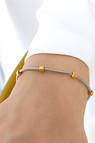 Çelik Dorika Yılan Zincir Bileklik