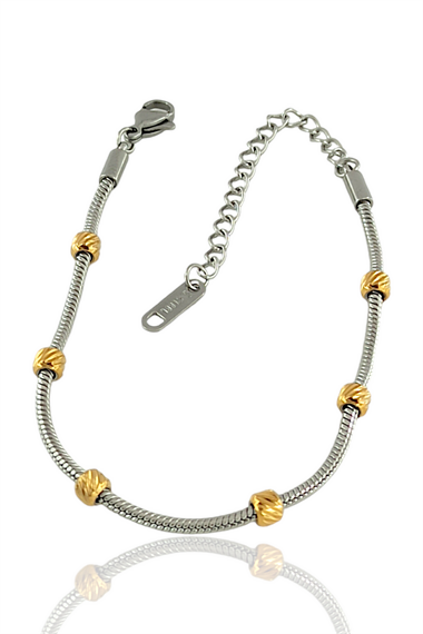 Çelik Dorika Yılan Zincir Bileklik