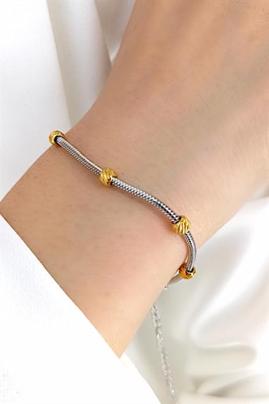 Çelik Dorika Yılan Zincir Bileklik