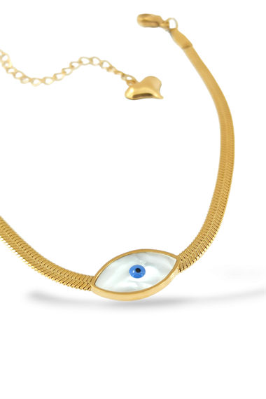 Çelik Göz İtalyan Zincir Bileklik