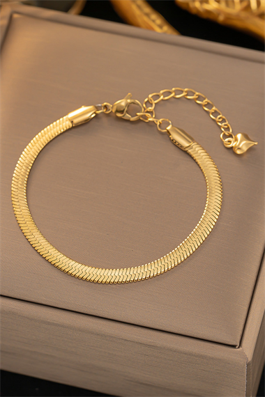 Çelik İtalyan Zincir Bayan Çelik Bileklik TrBilek7439 B33003