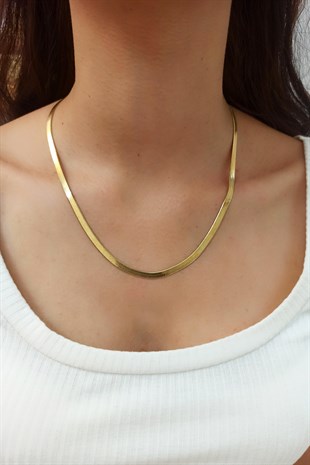 Çelik İtalyan Zincir Kolye B400