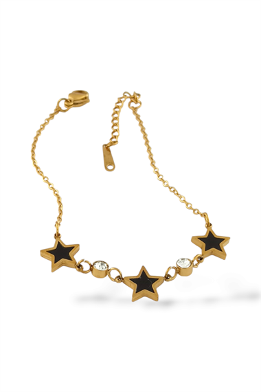 Çelik Mineli Yıldız Bileklik