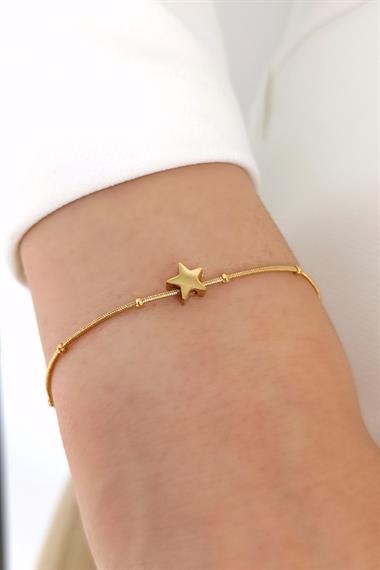 Çelik Minik Yıldız Topcuk Yılan Zincir Bileklik