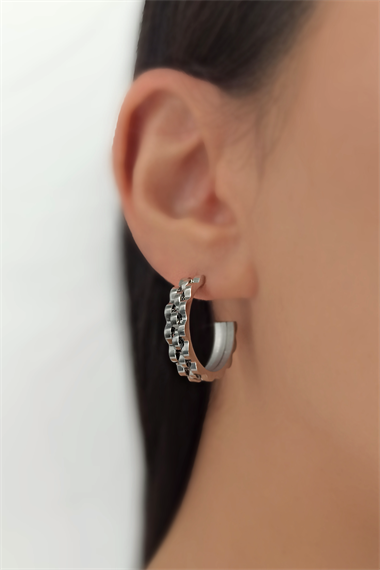 Çelik Ray Halka Küpe TrKüpe34921