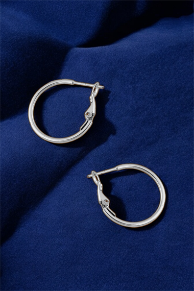 Çelik Renk Atmaz Halka Küpe (20mm)