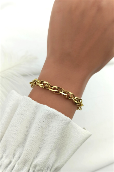 Çelik Sık Geçmeli Bileklik TrBilek70041