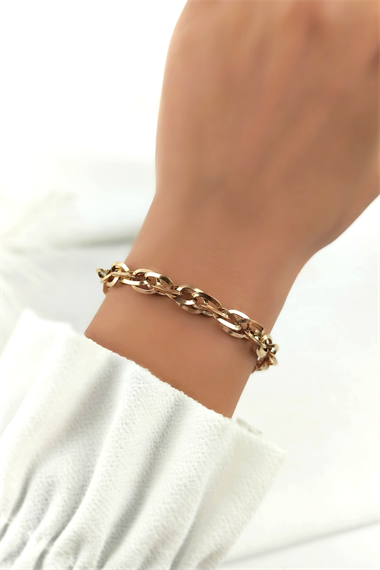 Çelik Sık Geçmeli Bileklik TrBilek70041