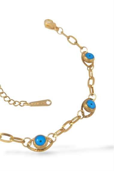 Çelik Sıralı Göz Bileklik 