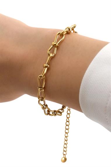 Çelik Sonsuzluk Geçmeli Bileklik