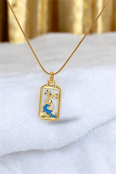 Çelik Tarot Deniz Kızı Kolye